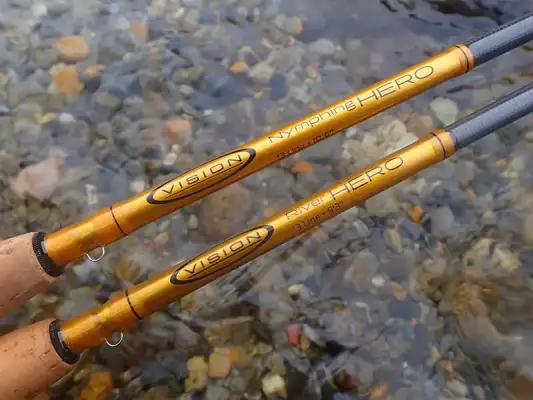 Gear Test: Vision RIVER HERO vs. NYMPHING HERO² - Fly Rod Review: River Hero &amp; Nymphing Hero² 