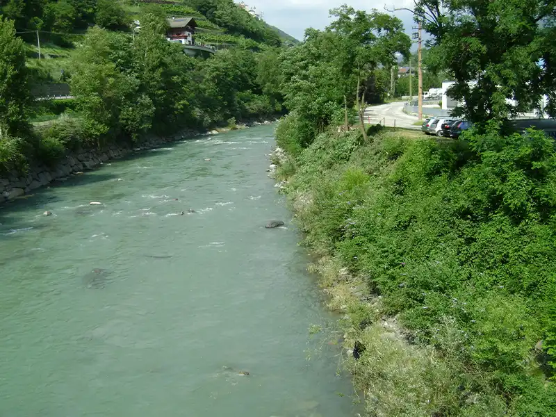 Fly fishing on the Little Isarco